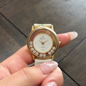 Gold and Silver Women's Quartz Watch